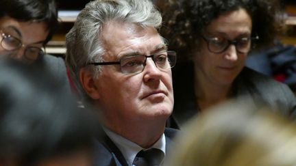 Le haut commissaire aux retraites Jean-Paul Delevoye lors d'une séance de questions au gouvernement au Sénat, le 11 décembre 2019 à Paris. (DANIEL PIER / NURPHOTO)