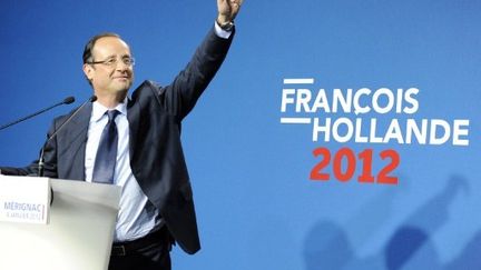 François Hollande à Mérignac (Gironde) (AFP)