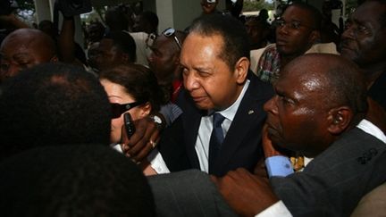 Jean-Claude Duvalier, alias "Baby Doc", à Port-au-Prince le 18 janvier 2011 (AFP - HECTOR RETAMAL)