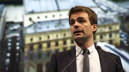 Bruno Julliard, premier adjoint à la maire de Paris, lors des voeux pour la nouvelle année à Paris, le 6 janvier 2016. (PATRICE PIERROT / CITIZENSIDE / AFP)