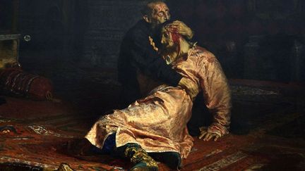 "Ivan le Terrible et son fils Ivan le 16 novembre 1581", un célèbre tableau d'Ilia Répine, a été vandalisé à Moscou
