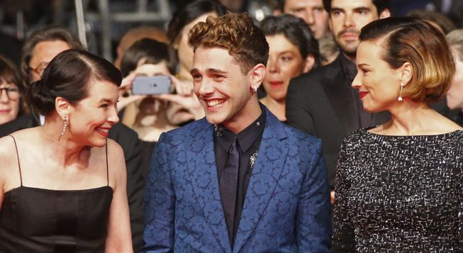 &nbsp; (Anne Dorval, Xavier Dolan, Suzanne Clément © Yves Herman/REUTERS)