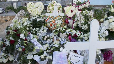 La tombe de Johnny Hallyday toujours refleurie, janvier 2018
 (Helene Valenzuela / AFP)