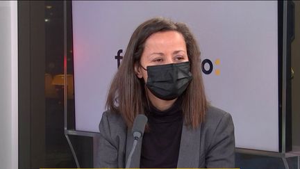 Naïma Idir, présidente de l’Anode, le 14 janvier 2022. (FRANCE INFO / RADIO FRANCE)