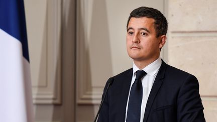 Le ministre de l'Action et des Comptes publics Gérald Darmanin à l'Elysée, à Paris, le 27 novembre 2017.&nbsp; (BERTRAND GUAY / AFP)