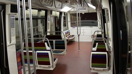 La premiere navette automatique, sur la ligne 1 du métro parisien, en novembre 2011. (VINCENT ISORE / MAXPPP)