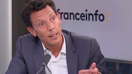 Franck Gervais, directeur général du groupe Pierre et Vacances - Center Parcs, était l'invité de franceinfo mercredi 10 novembre 2021. (FRANCEINFO / RADIO FRANCE)