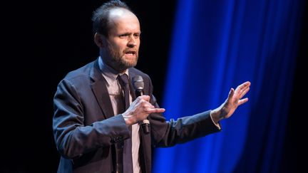 Jean-Marc Dumontet, producteur de pièces de théâtre et propriétaires de plusieurs théâtre à Paris (NICOLAS KOVARIK / MAXPPP)