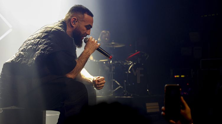 The rapper Médine was in concert on Saturday April 8 in Agen, in Lot-et-Garonne.  Illustrative photo.  (JULIE DESBOIS / MAXPPP)