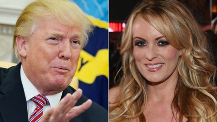 Le président des Etats-Unis, Donald Trump, a démenti, par l'intermédiaire d'un porte-parole de la Maison Blanche, avoir eu une relation avec l'actrice porno Stormy Daniels.&nbsp; (MANDEL NGAN / AFP)