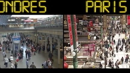 Gare du Nord à Paris vs Saint-Pancras à Londres, un contraste saisissant