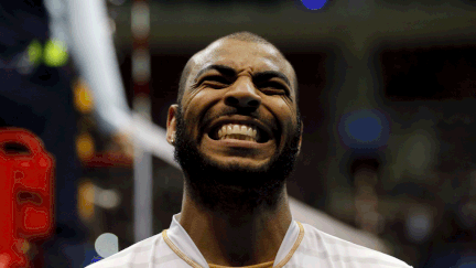 &nbsp; (Earvin Ngapeth pendant le tournoi de la Ligue mondiale au Brésil en 2015 © Sergio Moraes/Reuters)