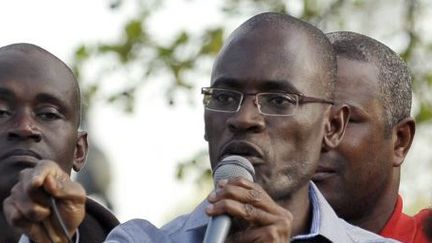 Toussaint Alain, ex-conseiller de Laurent Gbagbo, en 2011 à Paris (JOHANNA LEGUERRE / AFP)