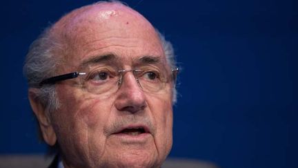 &nbsp; (Sepp Blatter a voté pour les Etats-Unis concernant l'attribution de la Coupe du monde 2022 et accuse Nicolas Sarkozy d'avoir influencé le vote en faveur du Qatar © MaxPPP)