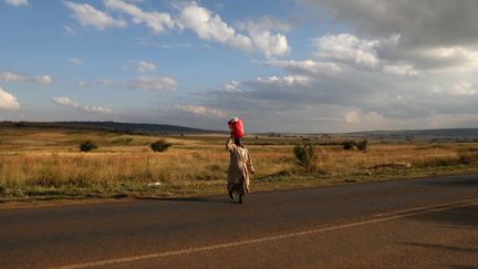 Au sud de Johannesburg (est),&nbsp;plus importante ville&nbsp;d'Afrique du Sud, le 23 avril 2019. (SIPHIWE SIBEKO / X90069)