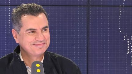 Laurent Luyat, journaliste sportif, sur le plateau de franceinfo, vendredi 24 mai 2019. (FRANCEINFO / RADIOFRANCE)