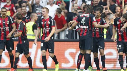 L'OGC Nice inaugure bien l'Allianz Riviera (VALERY HACHE / AFP)