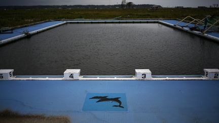 Plus personne ne se trempe dans cette piscine abandonn&eacute;e de Namie, &agrave; 6 km de la centrale, le 22 septembre 2013. 160 000 personnes ont d&ucirc; &eacute;vacuer et laisser leur maison. ( DAMIR SAGOLJ / REUTERS)