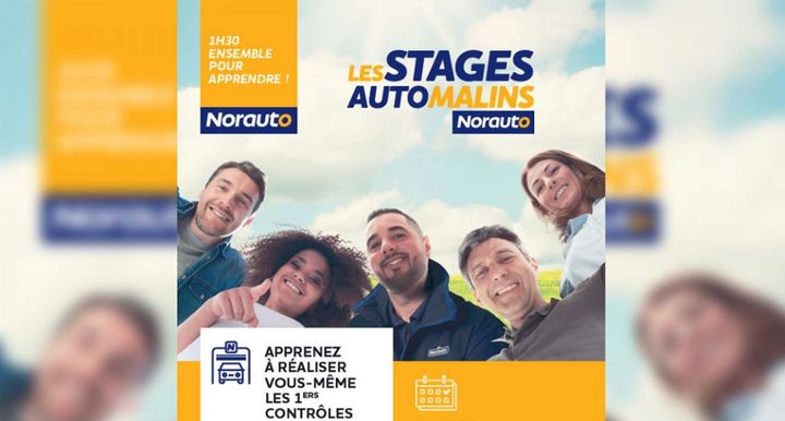 Les stages automalins de Norauto, gratuits et pratiques. (NORAUTO POUR FRANCE INFO)