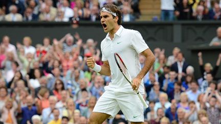 Le poing rageur de Roger Federer