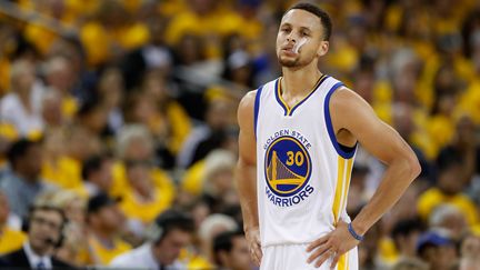 Stephen Curry dépité (CHRISTIAN PETERSEN / GETTY IMAGES NORTH AMERICA)