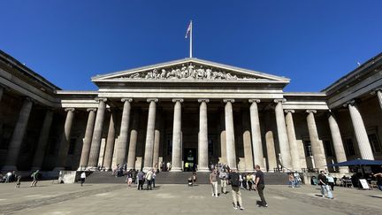 Le British Museum à Londres, le 5 septembre 2023 (BEHLUL CETINKAYA / ANADOLU AGENCY / AFP)