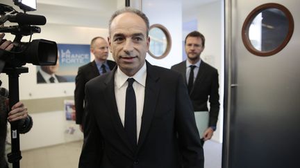 Jean-Fran&ccedil;ois Cop&eacute;, le 3 mars 2014, au si&egrave;ge de l'UMP, &agrave; l'occasion d'une conf&eacute;rence de presse du pr&eacute;sident du parti, &agrave; Paris. (  MAXPPP)