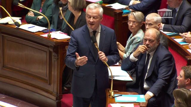 Incident Assemblee RN Bruno Le Maire