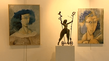 Sculpture, dessin et peinture de Bernard Sellier
 (France 3 / Culturebox capture d&#039;écran)