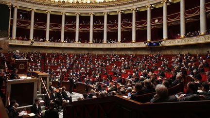 L'Assemblée nationale, à Paris, le 26 janvier 2016. (THOMAS SAMSON / AFP)