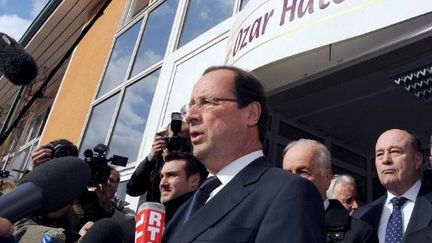 François Hollande lundi à Toulouse (Auteur / Source / Crédit PASCAL GUYOT / AFP)