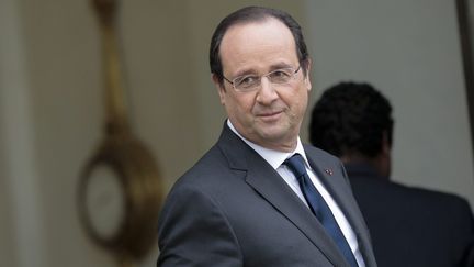 Fran&ccedil;ois Hollande &agrave; l'Elys&eacute;e, &agrave; Paris, le 6 f&eacute;vrier 2014. (  MAXPPP)