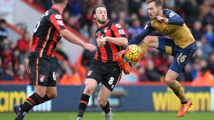 Aaron Ramsey et les Gunners remontent sur le podium (GLYN KIRK / AFP)