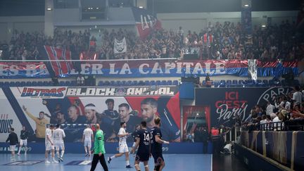 Lors du quart de finale aller de la Ligue des champions, le PSG a reçu les Allemands de Kiel, le 11 mai 2022 à Paris. (MAXPPP)