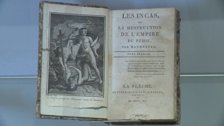 "Les Incas" de Jean-François Marmontel au centre d'une exposition au Musée du Nouveau Monde. (France 3 Poitou-Charentes)