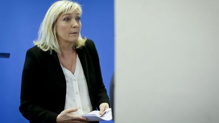 &nbsp; (Marine Le Pen, la patronne du FN a annoncé mardi la constitution d'un nouveau groupe au Parlement européen © MAXPPP)