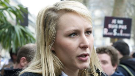 Marion Mar&eacute;chal-Le Pen, &agrave; Paris, le 9 mars 2015. (CITIZENSIDE / PATRICE PIERROT / AFP)