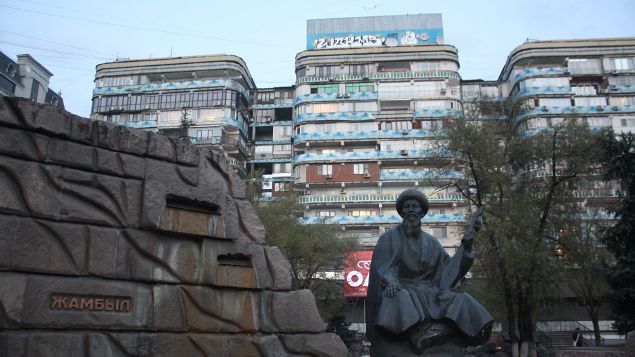 &nbsp; (Architecture soviétique à Almaty © Radio France / Emmanuel Langlois)