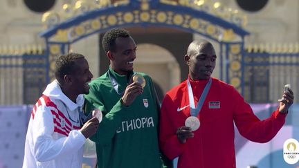 Le podium du marathon (France 2)