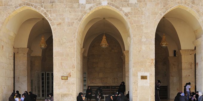 La Grande Mosquée des Omeyyades d&#039;Alep avant destruction
 (RABOUAN Jean-Baptiste / hemis.fr)