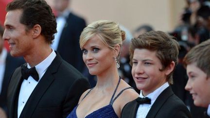 Matthew McConaughey, Reese Witherspoon, Tye Sheridan et Jacob Lofland
 (AFP PHOTO / ALBERTO PIZZOLI)