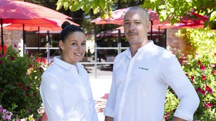 Justine Viano et Stephan Paroche, les deux chefs du Village Castigno, à Assignan dans l'Hérault. (VILLAGE CASTIGNO)