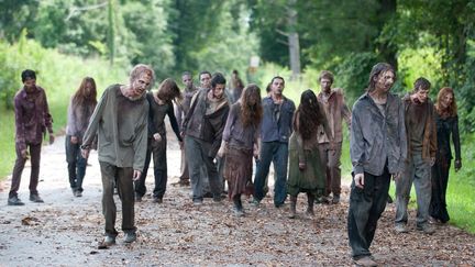 Une photo diffusée le 25 juillet 2016 et&nbsp;extraite de la série "The Walking Dead". (GENE PAGE/AMC / DPA / AFP)