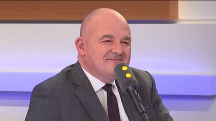 Stéphane Boujnah,&nbsp;directeur général d’Euronext, invité de franceinfo lundi 12 novembre.&nbsp; (FRANCEINFO/RADIOFRANCE)