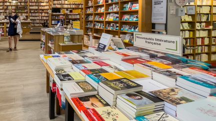 Librairie Ombres blaches, à Toulouse, le 24 juillet 2021 (SANDRINE MARTY / HANS LUCAS)