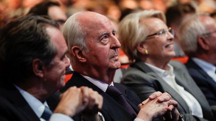 Edouard Balladur, le 15 mai 2019, à Paris. (GEOFFROY VAN DER HASSELT / AFP)