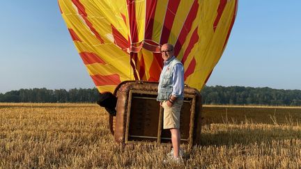 Philippe Buron Pilâtre, pilote de montgolfière et fondateur du Mondial Air Ballons. (BORIS LOUMAGNE / RADIO FRANCE)