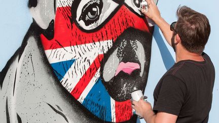 Une fresque murale géante, lors du Upfest
 (LNP/REX Shutterstock/SIPA)