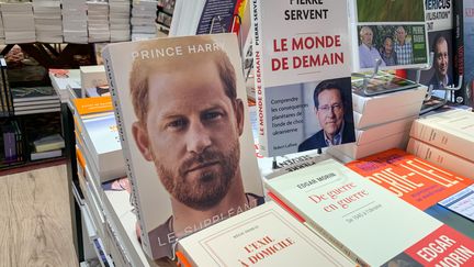 Le livre "Le Suppléant", une autobiographie du prince Harry. (RICCARDO MILANI / HANS LUCAS)