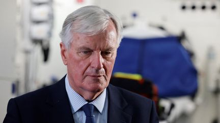 Le Premier ministre Michel Barnier, le 7 septembre 2024, à Paris. (LUDOVIC MARIN / AFP)